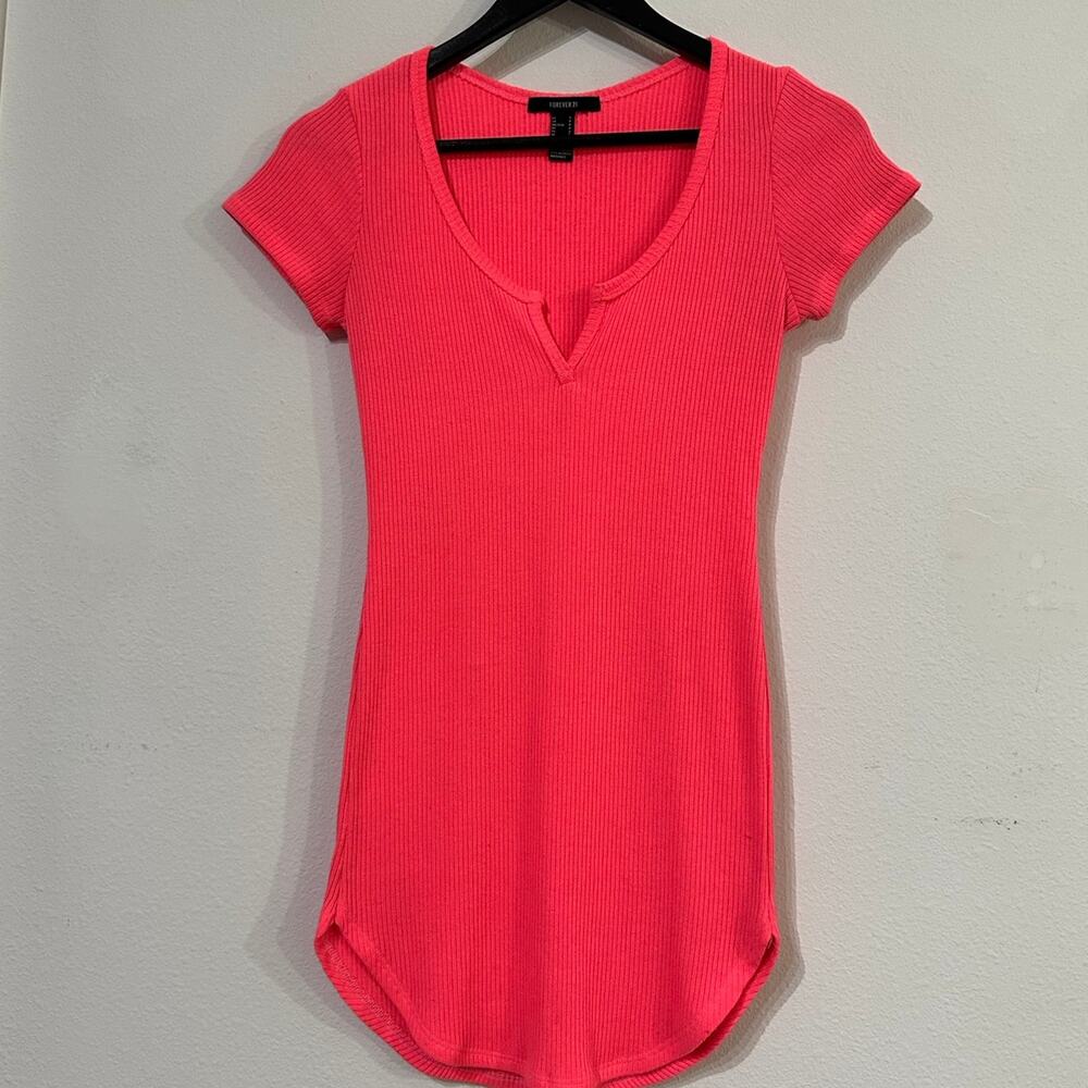 Forever 21 Neon Pink Mini Dress